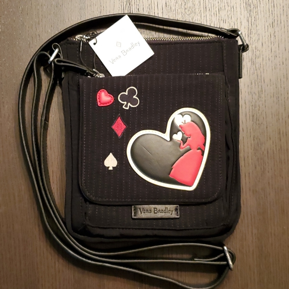New Vera Bradley Alice In Wonderland Crossbody Bag